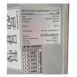 ABB <span class=keywords><strong>IRB</strong></span> 6700-200/2.60 Carga 200kg Área DE TRABAJO 2600mm - Product Image 6