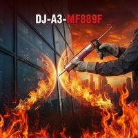Scellant de construction ignifuge certifié SILANDE DJ-A3-MF889F, sachet de 592 ml pour mur-rideau de grande hauteur