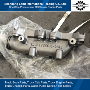 Двигатель Sinotruk HOWO T5G для трактора MC07, Оригинальные запасные части для одного и двух цилиндров, выпускной коллектор 081V08102-0161 - Product Image 3