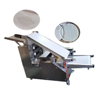 QDMECH propose une machine à rouler la pâte à pizza en acier inoxydable, machine à étaler la pâte à pain commerciale