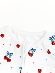 Miozing Unabhängigkeitstag Individuell Bedruckte Bambusfaser Umweltfreundliche Ganzjahres-Babystrampler Weiche Schlafkleidung Großhandel Babykleidung - Product Image 5