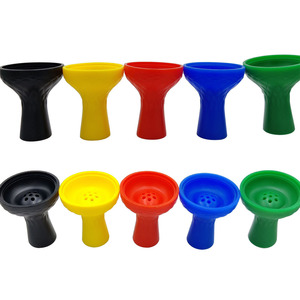 Accessori per Narghilè Arabo all'Ingrosso, Testa in Silicone a 7 Fori con <span class=keywords><strong>Porta</strong></span> Tabacco - Product Image 1
