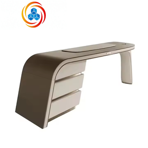 Escritorio Ejecutivo Moderno de Metal Rectangular Simple de Alta Gama para Oficina - Product Image 2