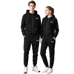 100% coton hommes survêtement survêtement personnalisé survêtement ensemble de jogging marque privée piste vierge Jogging survêtement hommes pantalons de survêtement et ensemble à capuche - Product Image 1