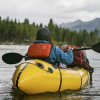Sacs à dos Offre Spéciale à grande vitesse Ultra léger Packraft Tpu Pack gonflable Radeau Sport nautique Radeau Paddle Kayak