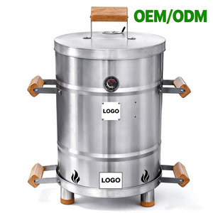 Ahumador Vertical de Carbón para Exteriores (<span class=keywords><strong>Barril</strong></span> Ahumador) de Acero Inoxidable Resistente para Asar a la Parrilla - Product Image 2