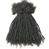 Jiffy Hair 2024 Nouvelle Extension de Dreadlocks à Texture 100% Cheveux Humains, Locs Crépues et Bouclées, Cheveux Africains Originaux