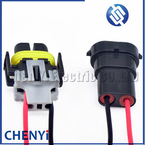 2-poliger wasserdichter Auto-Stecker H8 H9 H11 Xenon-Glühbirnen-Scheinwerfer fassung Kurven lampe Kabelbaum stecker 12124817 12124819 - Product Image 6