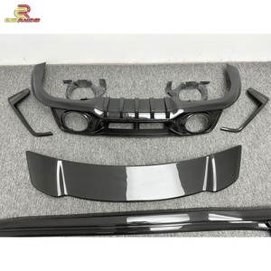 Kit de Carrocería de Fibra de Carbono Estilo Tehart para Porsche 992 Turbo S 2020-2023, Parachoques Delantero, Faldones Laterales, Alerón Trasero, Piezas de Auto - Product Image 5