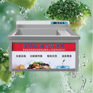 Lave-légumes multifonctionnel avec désinfection à l'ozone et nettoyage par bulles vortex pour la transformation alimentaire - Product Image 1