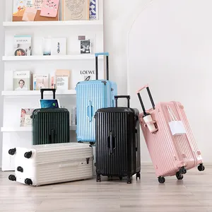 Printed Travelling Suit Case Cheap Bags Cases Luggage Sets Drink Holder 20 24 28 Set Of 3 Modern Travel Suitcase Hardside