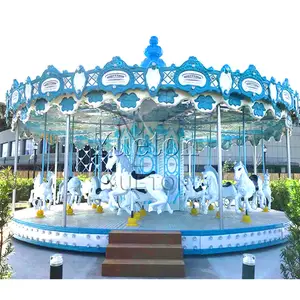 24 Seats Mini Blue Buy A Pirate Ship Luxury Carousel Ride Price For Kids