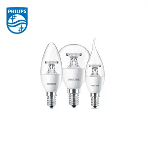 PHILIPS LED 3.5-25W 5.5W-40W E14 E27 2700K 220V B35 BA35 P45 CL ND Philips LED Glass Candle Lights Bulb