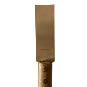 Raspadores Antichispas de Fabricación China OEM con Mango de Madera y Hoja de Aluminio y Bronce, Resistentes, Tamaños Personalizados Disponibles - Product Image 5