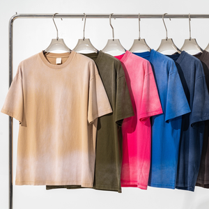 Camiseta Premium con Diseño Gráfico Personalizado al por Mayor, 100% Algodón, Lavado Ácido, Cuello Redondo, Estilo Casual Urbano para Hombre - Product Image 1