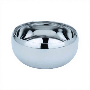 Bols à mélanger en acier inoxydable, bol de ventre, miroir intérieur extérieur, acier inoxydable mat, idéal pour mélanger le service - Product Image 1
