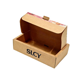 Boîte en papier kraft personnalisée pour gâteaux, biscuits, beignets, emballages en papier pliables biodégradables en gros avec logo Cajas Para Galletas - Product Image 3
