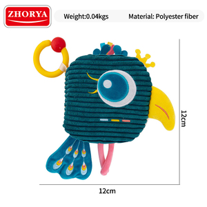 Zhorya niños educación temprana 3D Animal cola tela libro juguete tela suave historia tela libro bebé juguetes - Product Image 6