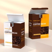 Caja de Café Instantáneo de Papel Reciclado con Impresión Personalizada y Logotipo, Empaque para Café Espresso Instantáneo