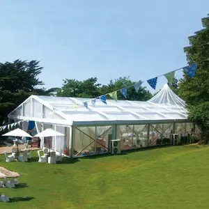 Tienda de campaña para eventos al aire libre, carpa de arco blanco para eventos comerciales, 100, 200 y 300 personas