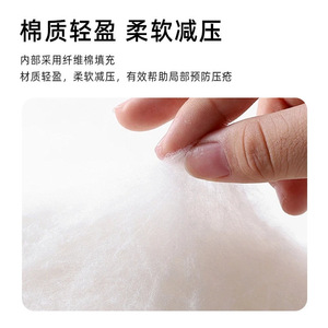 Almohada Axilar Triangular Ergonómica con Diseño Floral para Cuidado Postoperatorio y Rehabilitación - Product Image 4