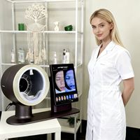 Máquina Analizadora de Piel y Cuero Cabelludo, Instrumento de Diagnóstico Facial, Máquina de Análisis de Piel 3D, Pantalla Táctil de 15.6 Pulgadas, Trispectro, 20MP, 64GB