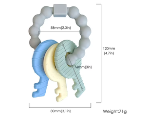 Perles en <span class=keywords><strong>silicone</strong></span> à bord lisse et souple Jouets <span class=keywords><strong>de</strong></span> <span class=keywords><strong>dentition</strong></span> pour bébés <span class=keywords><strong>Anneau</strong></span> <span class=keywords><strong>de</strong></span> <span class=keywords><strong>dentition</strong></span> pour bébés Conception <span class=keywords><strong>de</strong></span> jouets personnalisés en <span class=keywords><strong>silicone</strong></span> souple - Product Image 5
