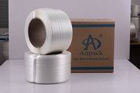 Rouleau de cerclage composite en polyester haute résistance 13mm-50mm, écologique et résistant à l'eau pour l'emballage logistique