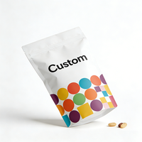 Sachet alimentaire à haute barrière avec soufflet thermoscellable, base renforcée et graphismes personnalisés pour les emballages de boissons en poudre