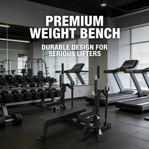 VIGFIT Banco de Pesas de Alta Resistencia con Capacidad de 200 kg, Soporte para Sentadillas, Equipo de Gimnasio Multifuncional para Gimnasios Comerciales - Product Image 2