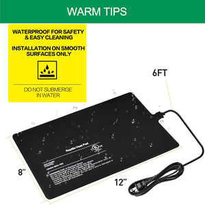 Placa Calefactora para Reptiles con Control de Temperatura, Precio de Fábrica, Película Infrarroja Lejana PTC, Ecológica, 100-240V, Placa Calefactora para Alimentos - Product Image 6