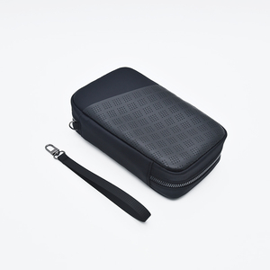 Bolsa de Viaje para Accesorios Electrónicos, Organizador de Cables con Correa de Muñeca, Impermeable, Estuche de Transporte Portátil de Doble Capa para Cables - Product Image 1