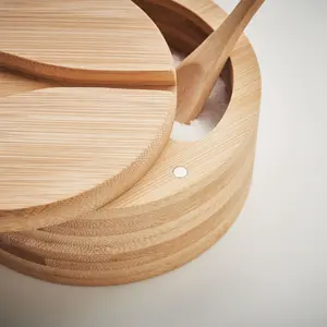 Ensemble sel et poivre en bambou S&P, gadgets durables - Product Image 3
