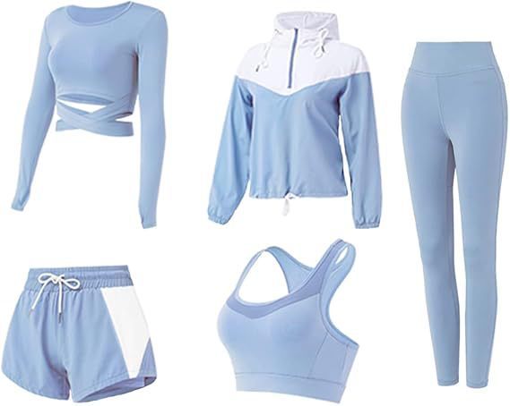 Ensemble cinq pièces bleu