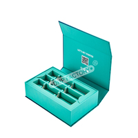 Logo personnalisé écologique clair Kit dentaire orthodontique aligneurs base et couvercle boîte en carton rigide emballage pour laboratoires dentaires
