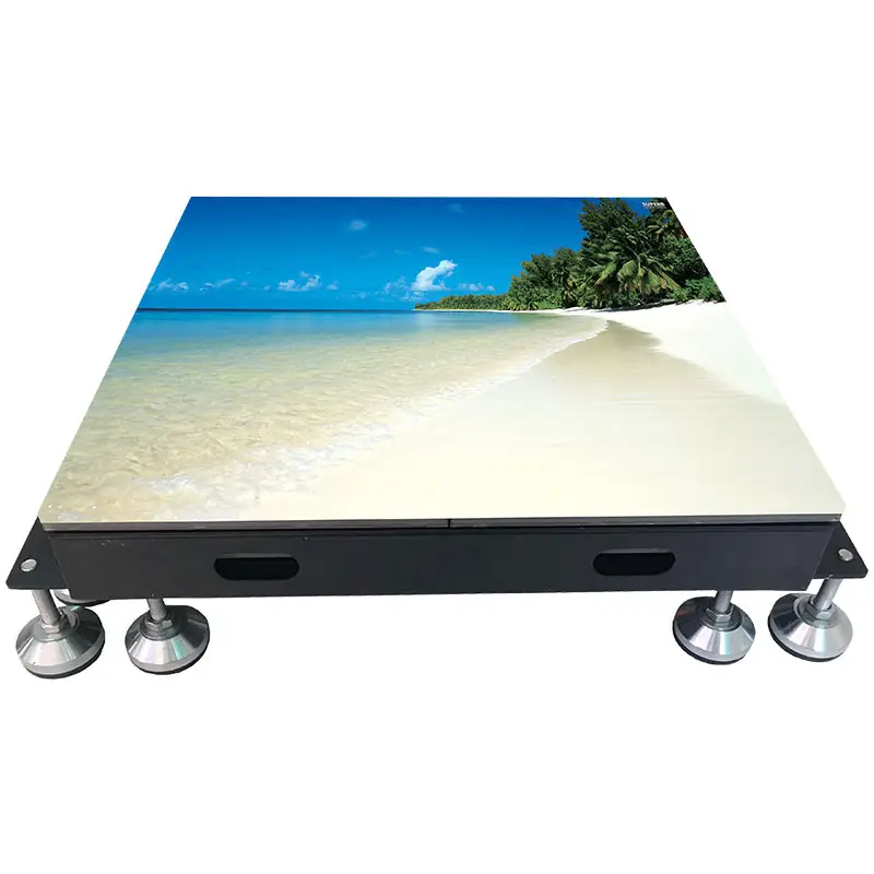 Indoor P3.91 Interactive Floor Tile Led Display Screen Manufacturers Anti-glare 3d Video