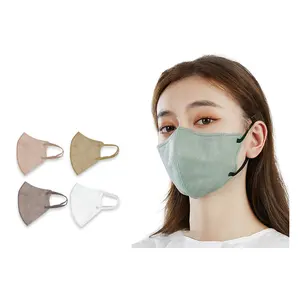 Estilo coreano kn95 3D máscara facial desechable 3Ply máscara protectora que cubre el respirador transpirable plegable 3D máscara de sensación de frío