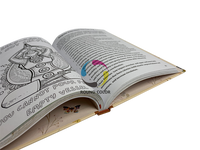 Livre de coloriage relié à couverture rigide personnalisé impression offset de grande qualité en gros