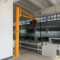 Grue à flèche électrique montée au sol de 1 tonne avec palan, prix usine