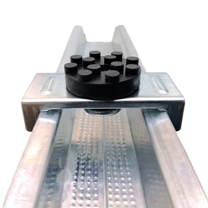 Hagoin RSIC-1 Acoustic Clip 7/8'' Drywall Quiet Soundproofing Fireproof Rustproof Lightweight Resilient <b>Ceiling</b> Grid Components - Product Image 1