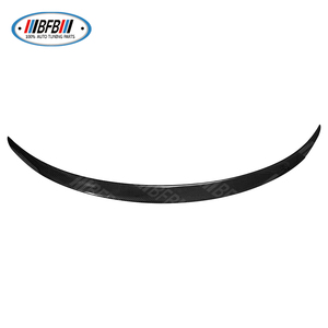 Aileron arrière en fibre de carbone véritable pour Tesla <span class=keywords><strong>Model</strong></span> 3 2023+, aileron de toit, aileron de queue, aileron de type bec de canard, amélioration élégante du pare-chocs arrière - Product Image 4