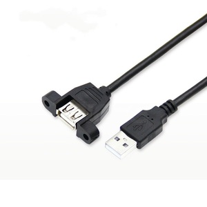 Endüstriyel Ekipmanlar için Özel USB 2.0 Erkek - Panel Montajlı USB Dişi Uzatma Kablosu - Product Image 4