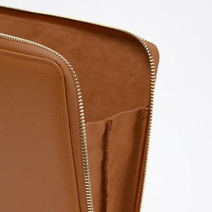 Customized PU Leather <strong>Briefcase</strong> Laptop Pouch Laptop Sleeve Business <strong>Computer</strong> Bag Compatible Notebook <strong>IPad</strong> - Product Image 6