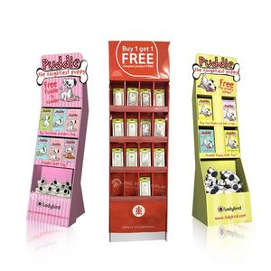 Có thể gập lại tùy chỉnh thiệp chúc mừng cuốn sách Tạp Chí hiển thị đứng các tông sóng tầng thường vụ 3 kệ - Product Image 3