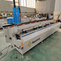 Machine de perçage et de fraisage CNC à double tête Hopetrend, moteur PLC, profil en aluminium 3000 mm, 3 axes, haute vitesse 18000 tr/min, pour fenêtres et portes