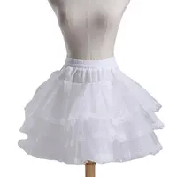 Короткая Сапфировая подъюбник Лолита подъюбник 3 слоя кружевной край черный белый кринолин свадебное платье