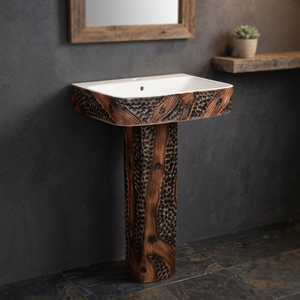 Siège de toilette suspendu au mur européen certifié CE sans rebord rond/carré effet bois naturel placard à eau en céramique ensembles muraux - Product Image 5