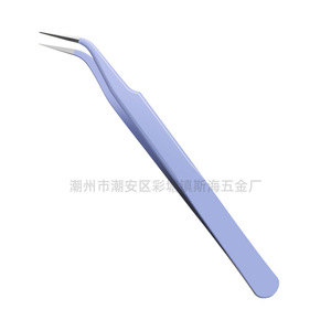 Pinzas de acero inoxidable, pinzas rosas de precisión, puntas curvas, pinzas para extensión de uñas/enfermería, pinzas para pestañas - Product Image 5