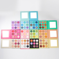 Ochan-palette d'ombres à paupières en carton hautement pigmenté, Palette d'ombres à paupières de maquillage, vente en gros