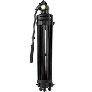 QZSD Q880A professionnel DSLR <span class=keywords><strong>Micro</strong></span> simple <span class=keywords><strong>trépied</strong></span> de caméra de <span class=keywords><strong>Studio</strong></span> de photographie en plein air avec <span class=keywords><strong>trépied</strong></span> professionnel de roulement de 10kg - Product Image 2